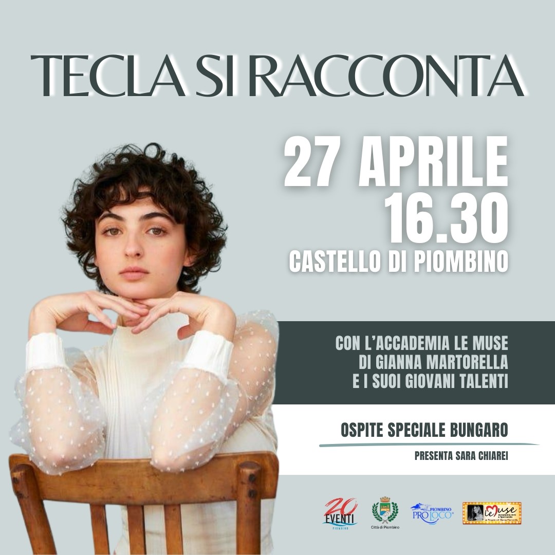 20Eventi 2025  Appuntamento domenica 27 aprile con Tecla si racconta e lAccademia Le Muse