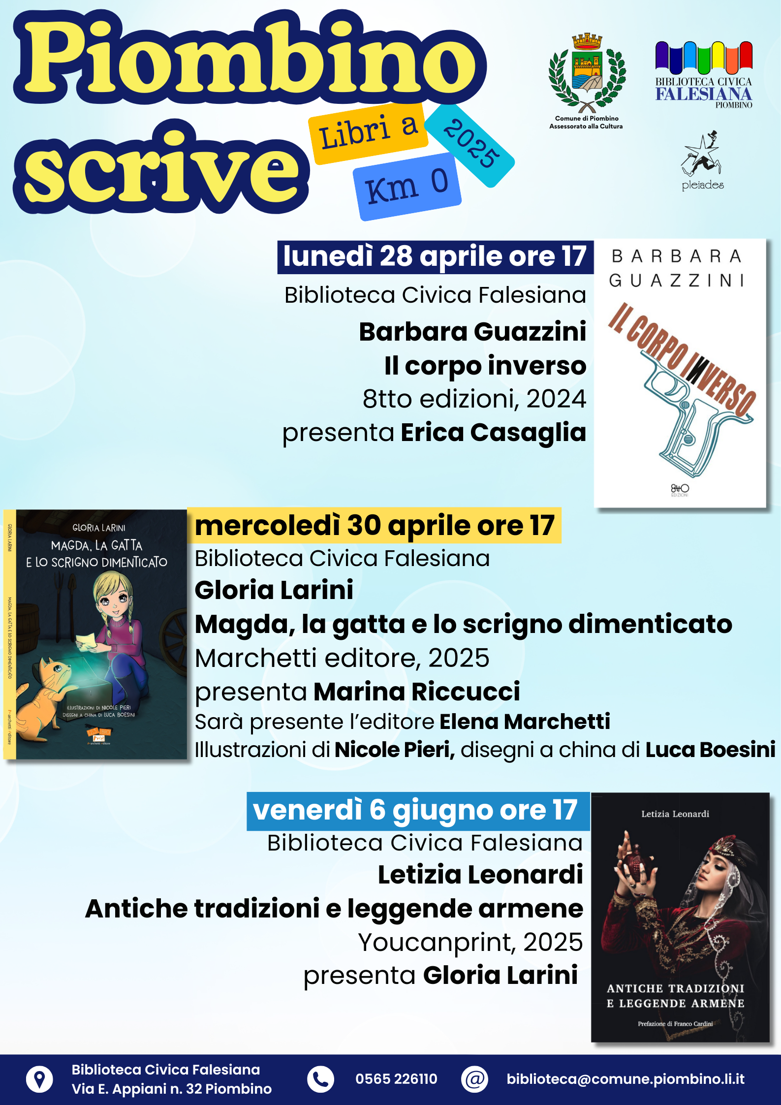 Piombino scrive, il programma dei prossimi appuntamenti
