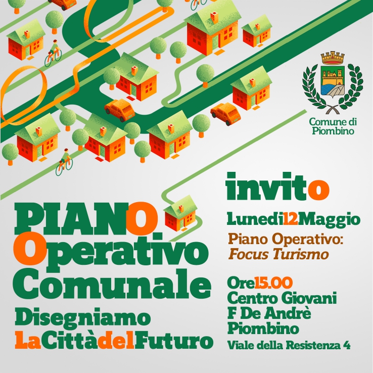Lunedì 12 maggio secondo incontro per il nuovo Piano operativo Focus sul turismo, venerdì 16 maggio la prima assemblea pubblica