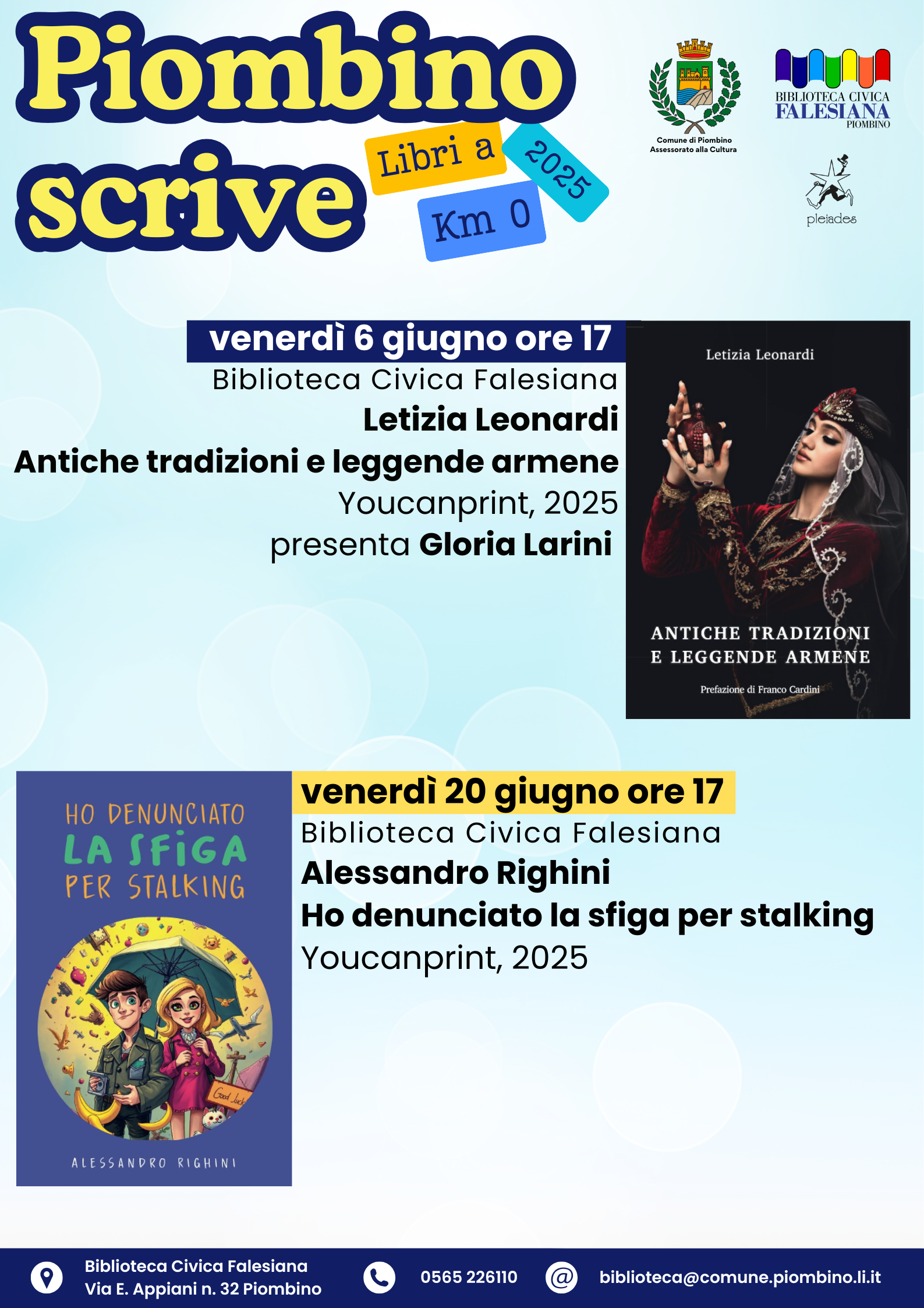 Piombino scrive - Venerdì 6 giugno ore 17 Letizia Leonardi presenta il libro 