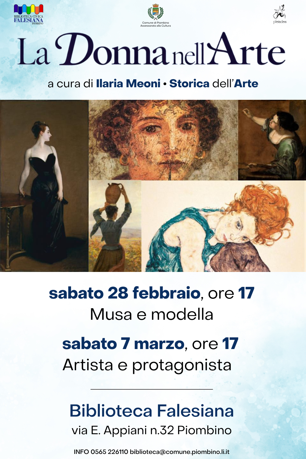 La donna nell\'arte: due incontri a cura della storica dell�arte Ilaria Meoni