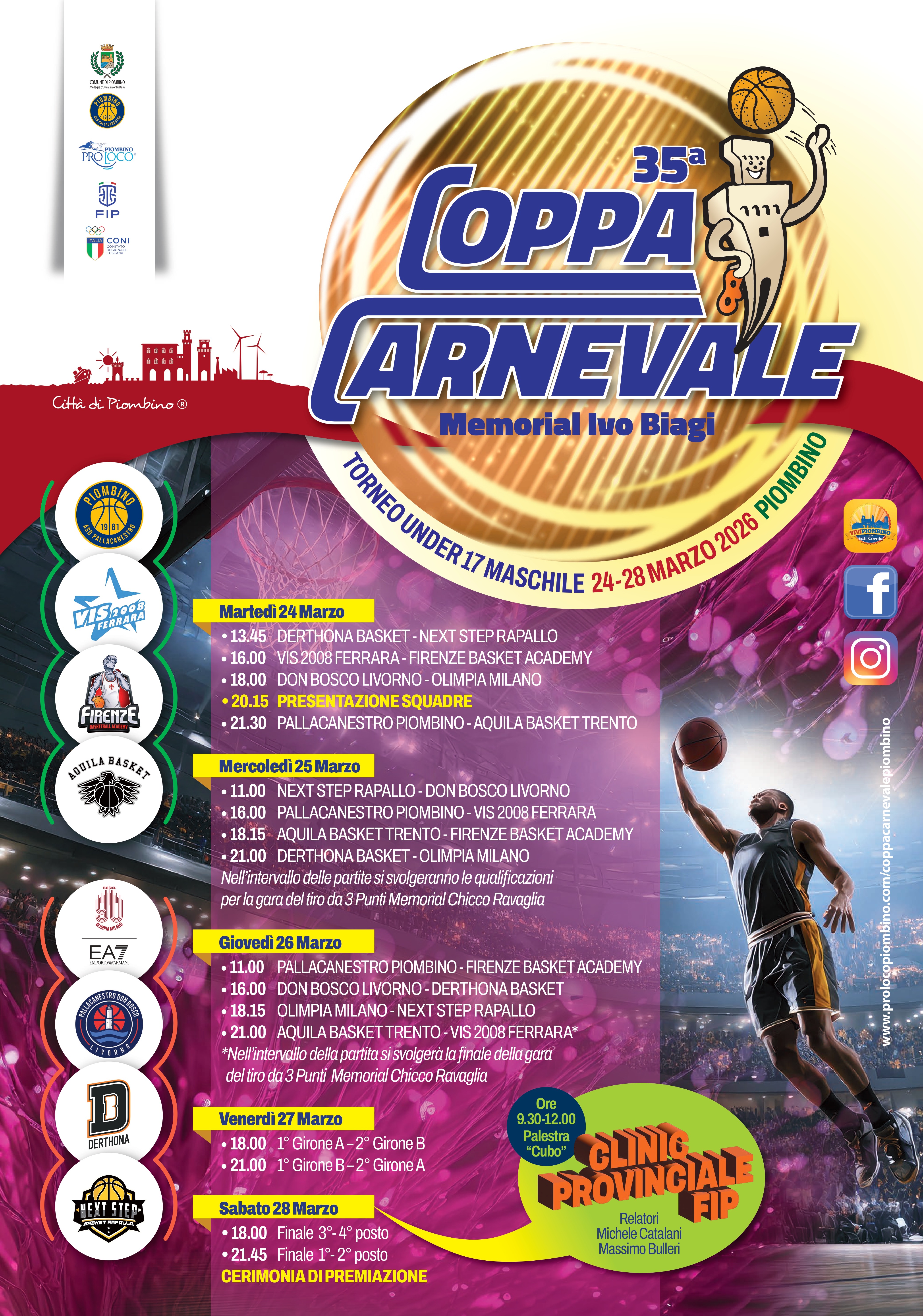 A Piombino torna la Coppa Carnevale 