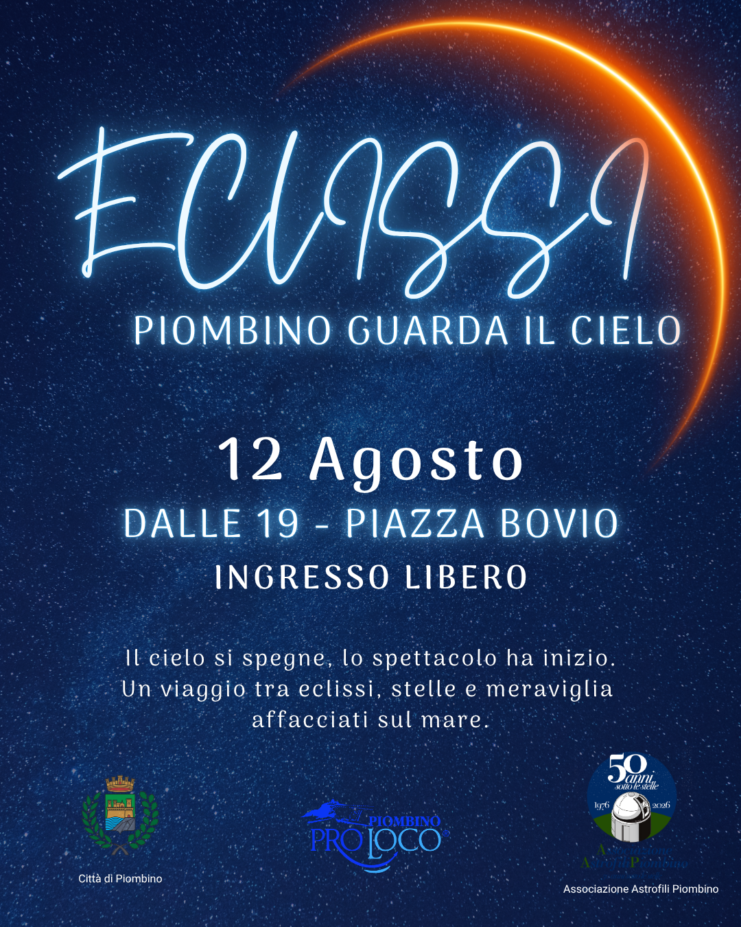 Eclissi � Piombino guarda il cielo